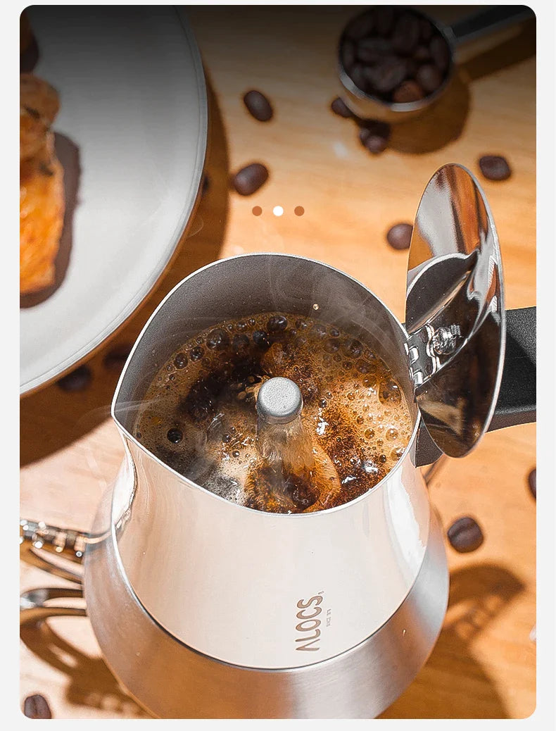 Moka Pot Stove Top Espresso Coffee Maker - 450ml