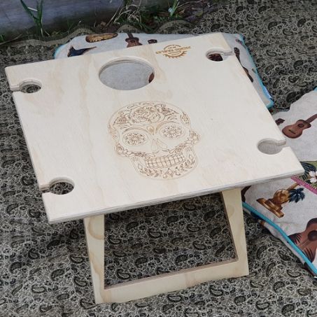 Summer Picnic Table - Calavera Sugar Skull